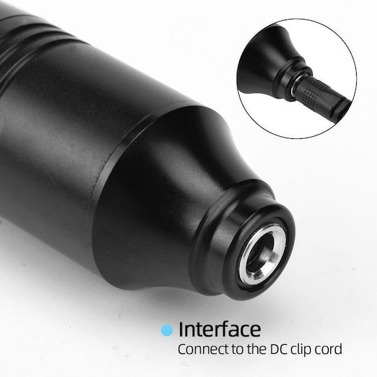 Mașină de tatuat rotativă profesională stil stilou, design ergonomic, din aliaj de zinc, Dc 9000 Rpm