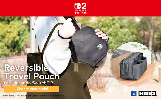 Hori Υφασμάτινη Θήκη Μεταφοράς για Κονσόλα Switch 2 / Switch OLED / Switch Μαύρη