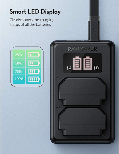 Batterieladegerät Kompatibel mit Sony