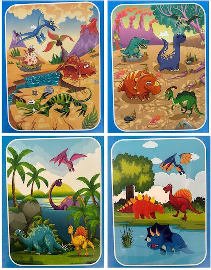 Magic Water Cărți De Colorat Lumea Dinozaurilor Aquadoodle Tip Reutilizabil Culori Vibrante Complete Diverși Dinozauri Băieți Fete Vârste 2 3 4 5 6 Bebelogic