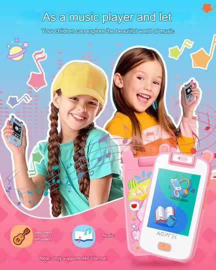 MP3 Player (32GB) με Οθόνη Αφής 2.8" Ροζ X001ULDIUP