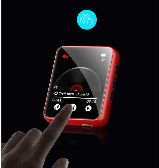 MP3 плейър (32GB) с Екран 1.8" Червен X00112DK81