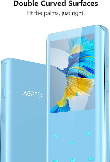MP3-Spieler (32GB) mit Touchscreen 2.4" Blau X001F26K2R