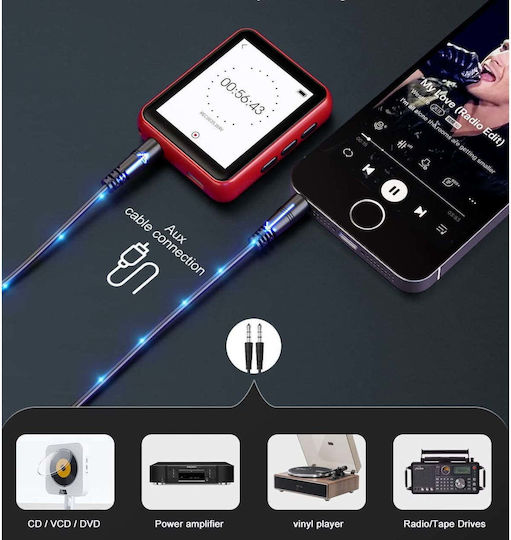 MP3 плейър (32GB) с Екран 1.8" Червен X00112DK81