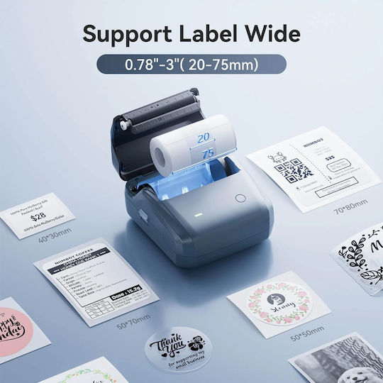 Niimbot B31 Electronic Label Maker with Bluetooth Blue