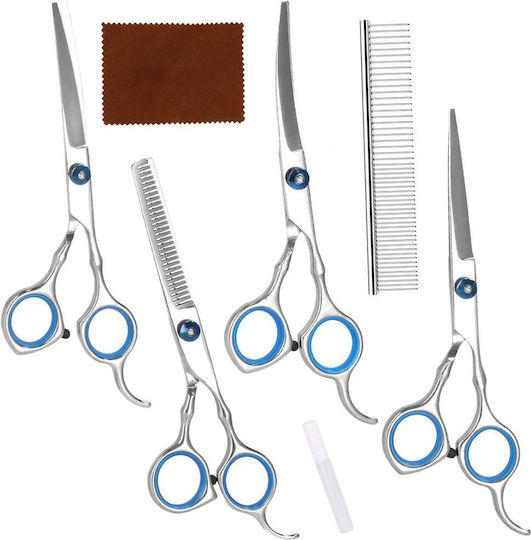 Pet Care Set 4 Grooming Scissors Accessories