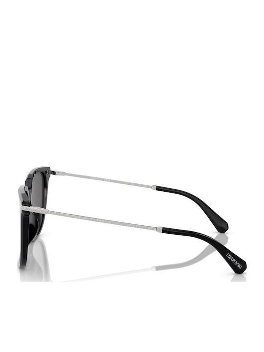 Swarovski Feminini Ochelari de soare cu Negru Cadru și Negru Lentilă SK6015D 100187