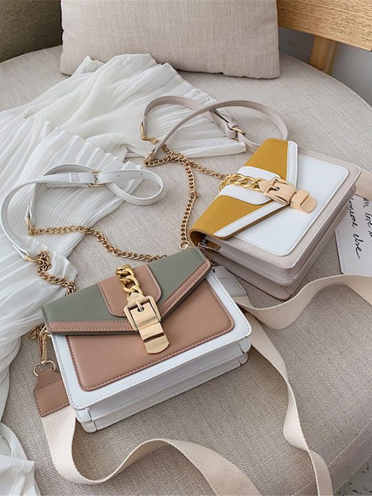Geantă de damă Crossbody Galbenă