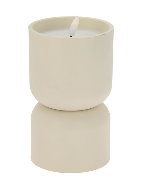 Koopman Dekorative Lampe Wachs-Politur Ecru