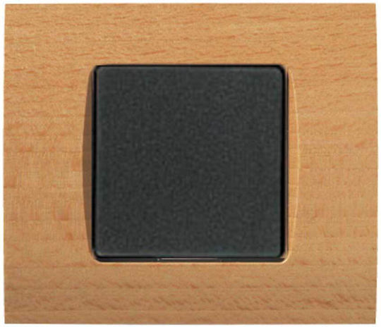 Popp Wall Switch One-Way Medium Gray