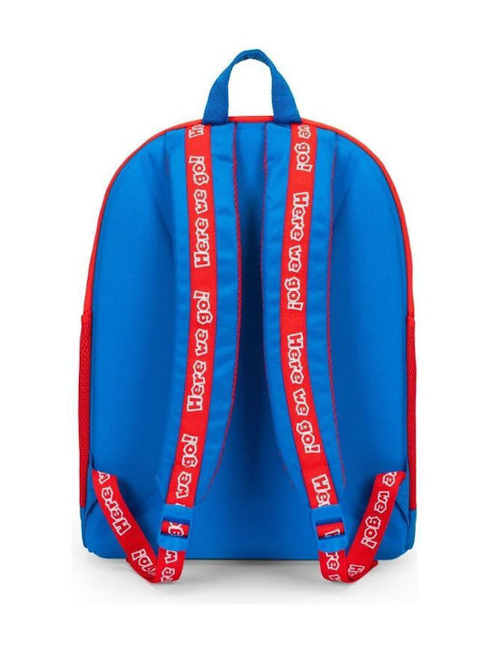 Student Backpack Super Mario Red Blue