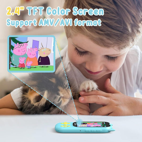MP3 Player (8GB) με Οθόνη 2.4" Μπλε X001MPZ1W7