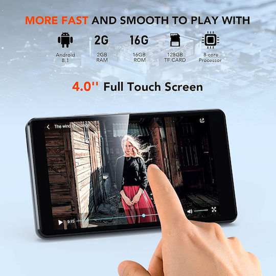 MP4 Player (16GB) με Οθόνη 4" X001NPE7A3