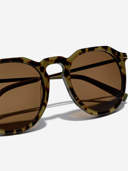 Hawkers Warwick Crosswalk Unisex Sunglasses Havana Green Olive HKRS4004
