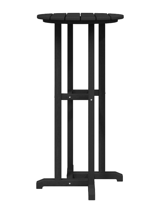 Bar Set for Small Outdoor Spaces 3 Pieces Black