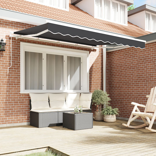 vidaXL Markisenstoff Gray 2x3.5m