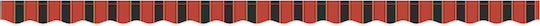 vidaXL Awning fabric Multicolour 0.2x4.3m