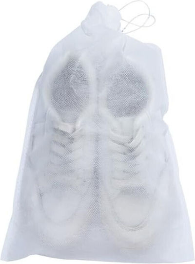 Plastic Sac de Depozitare pentru Saci / Pantofi în Culoare Alb 38x24x1cm 50buc
