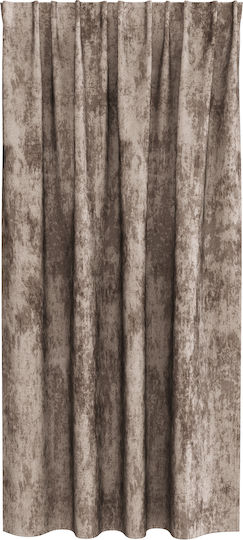 vidaXL vidaXL Set Vorhänge Fenster mit Bleistiftfalten Braun 140x175cm