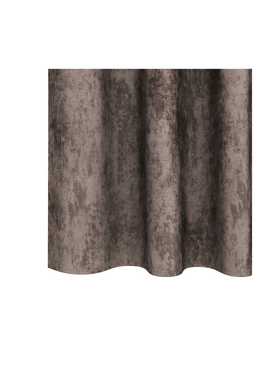 vidaXL vidaXL Set Vorhänge Fenster mit Bleistiftfalten Braun 140x175cm