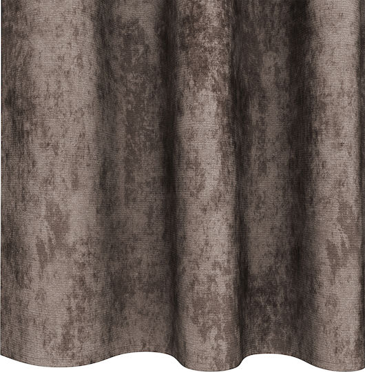 vidaXL vidaXL Set Vorhänge Fenster mit Bleistiftfalten Braun 140x175cm
