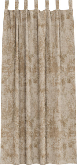 vidaXL Set of Window Curtains with Ecru Tab Top 140x260cm