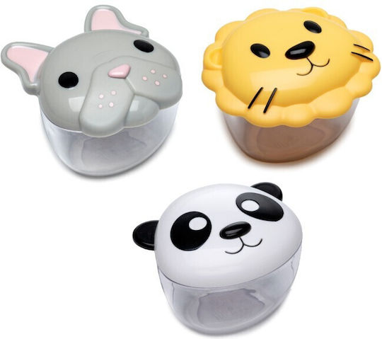 Set 3 Containere Pentru Alimente Pentru Copii Bulldog Shark Cat Box