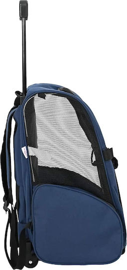 vidaXL Dog/Cat Carrying Blue Stroller for 20kg Pets L57xW48xH32cm
