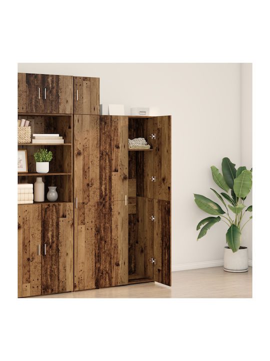 Bibliotecă Lemn Vechi 70x42.5x185 cm