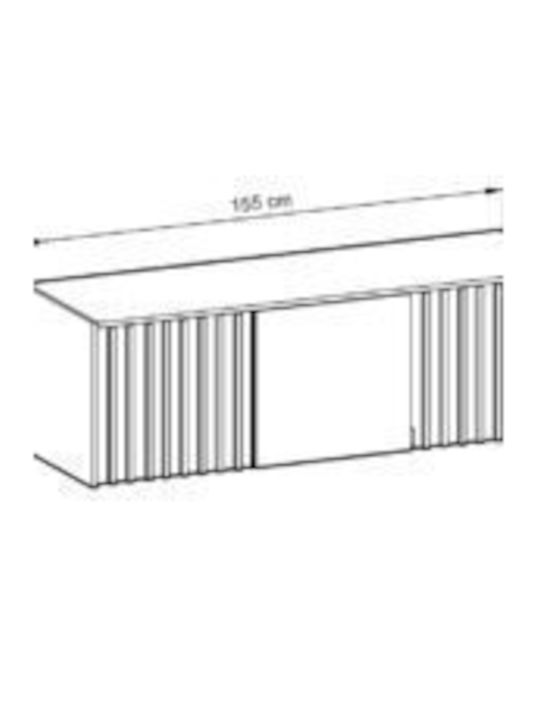 LH Home Furniture Πατάρι Ντουλάπας από Μοριοσανίδα 155x50x9.5cm P_NLL_24tp_3D_art