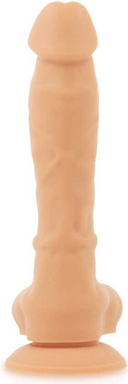 Cock Miller Cock Miller Silicone Density Articulable Cocksil Ρεαλιστικό Dildo με Όρχεις και Βεντούζα Flesh 18cm