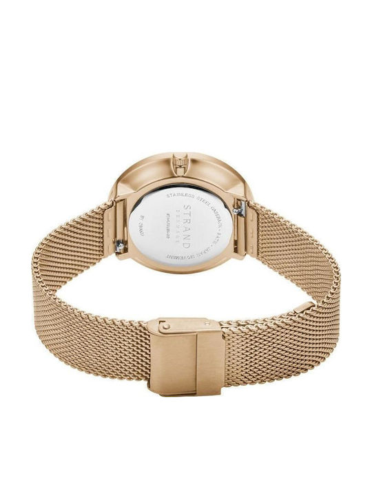 Strand by Obaku Ρολόι Μπαταρίας με Μεταλλικό Μπρασελέ Strand by Obaku Ρολόι Μπαταρίας με Μεταλλικό Μπρασελέ