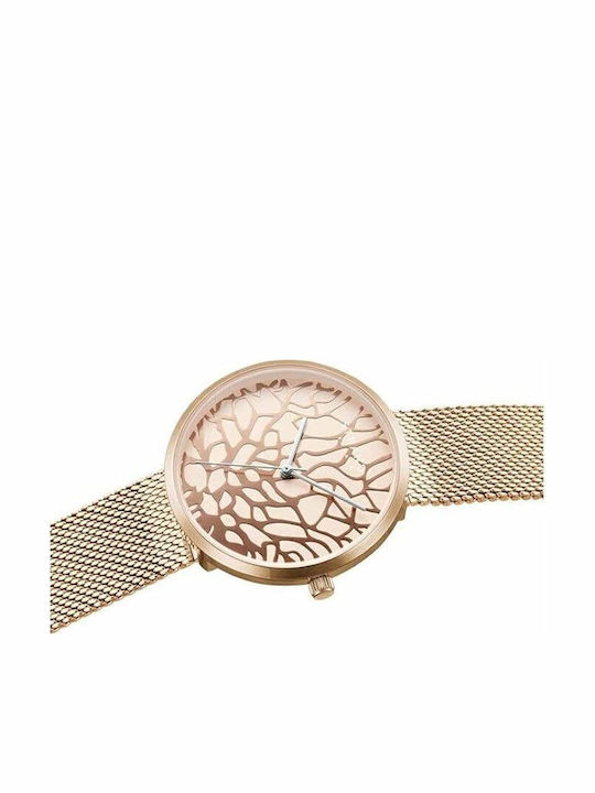 Strand by Obaku Ρολόι Μπαταρίας με Μεταλλικό Μπρασελέ Strand by Obaku Ρολόι Μπαταρίας με Μεταλλικό Μπρασελέ