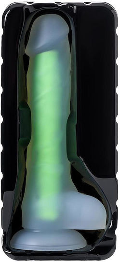 ToyFa Clark Glow Ρεαλιστικό Dildo με Όρχεις και Βεντούζα Πράσινο