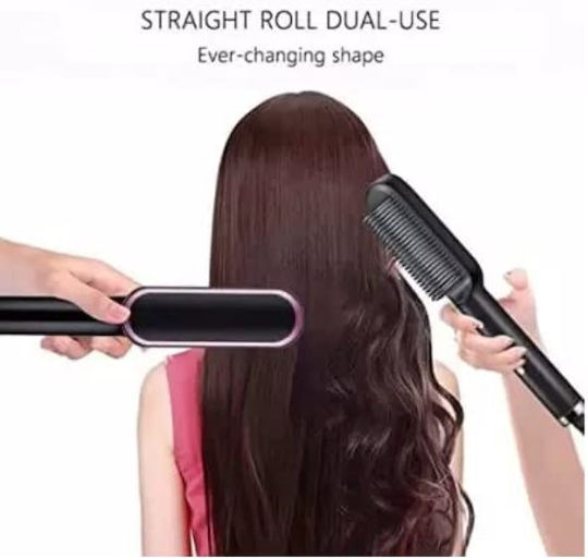 Schwarze Haarglättungsbürste OEM