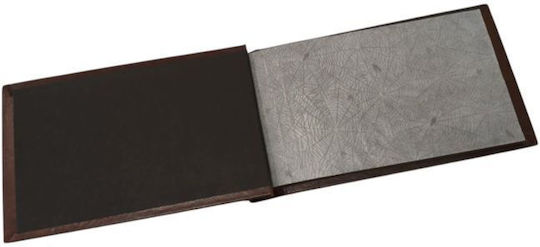 Album Black made of Leather with Rice Paper 17x30cm