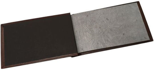 Album Black made of Leather with Rice Paper 23x36cm