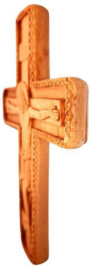 Monastic Wax Embossed Cross KS1 25x17 Cm