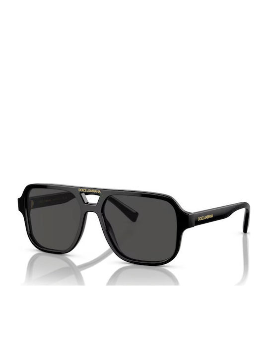 Dolce & Gabbana Oversized Детски Слънчеви Очила Черни