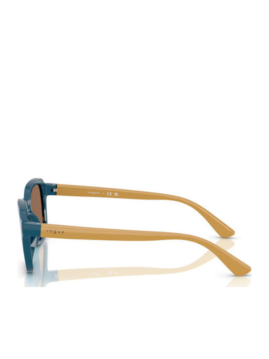 Vogue Quadratische Kinder-Sonnenbrillen Blau