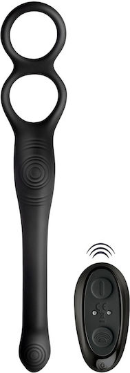 Rocks Off Vibe Prostate Anal Plug mit kabelloser Funktion und Vibration Schwarz 23.1cm