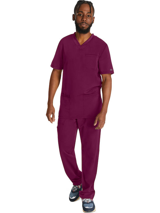 Dickies Balance Men's Work Shirt Burgundy