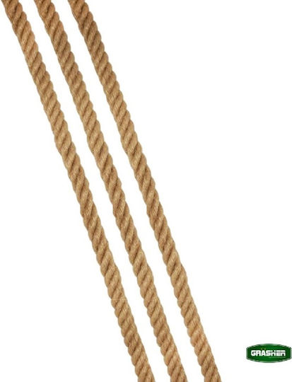 Grasher Jute Rope 14mm Roll 100m 103333