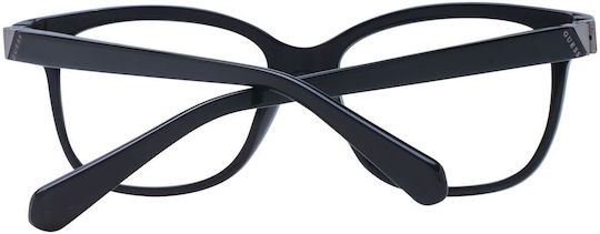 Guess Rame Ochelari Pentru Femei Acetat Negru Gu5220 001