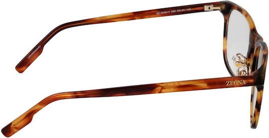 Zegna Men's Acetate Brown Tortoise EZ5248H565320145