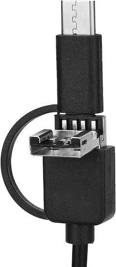 Industrielle Endoskopkamera 3,9 Mm Inspektionskamera Hd 1280 X 720 3,5 M Semi-flexibles Usb Kabel 6 LEDs Einstellbare Helligkeit 70-Grad Weitwinkel Ip67 Wasserdicht Kompatibel mit Android Pc