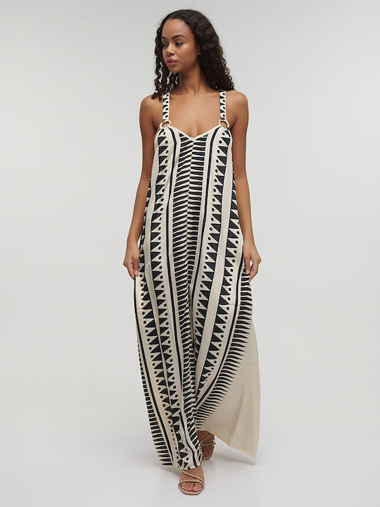 Sommer Maxi Damenkleid Mehrfarbig