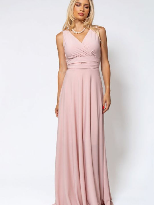 Summer Maxi Dress for Wedding Christening Nude