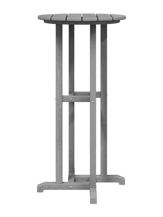 vidaXL Bar Set for Small Outdoor Spaces 3 Pieces Open Gray