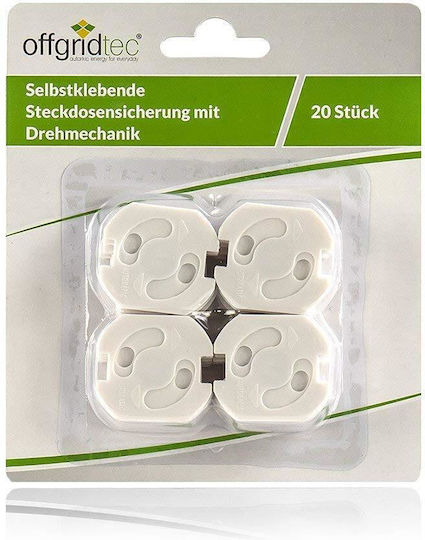 Steckdosenschutzabdeckung aus Kunststoff in Weißer Farbe